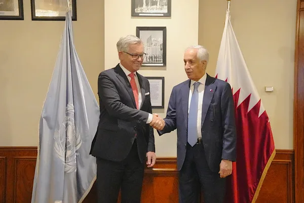 Katar Devlet Bakanı Al Muraikhi, AB Komiseri Brunner ile görüştü