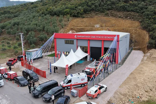 Bursa’nın 32’nci itfaiye istasyonu BOSAB’da hizmete alındı