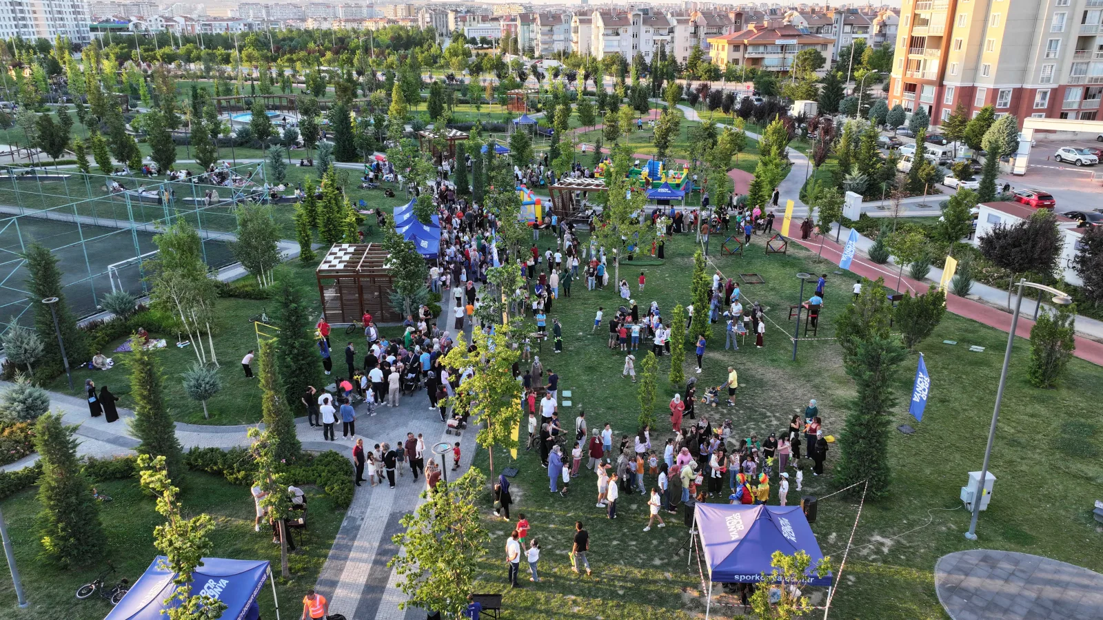 Konya’da “Parklarda Şenlik Var” etkinlikleri çocukları ve aileleri buluşturdu