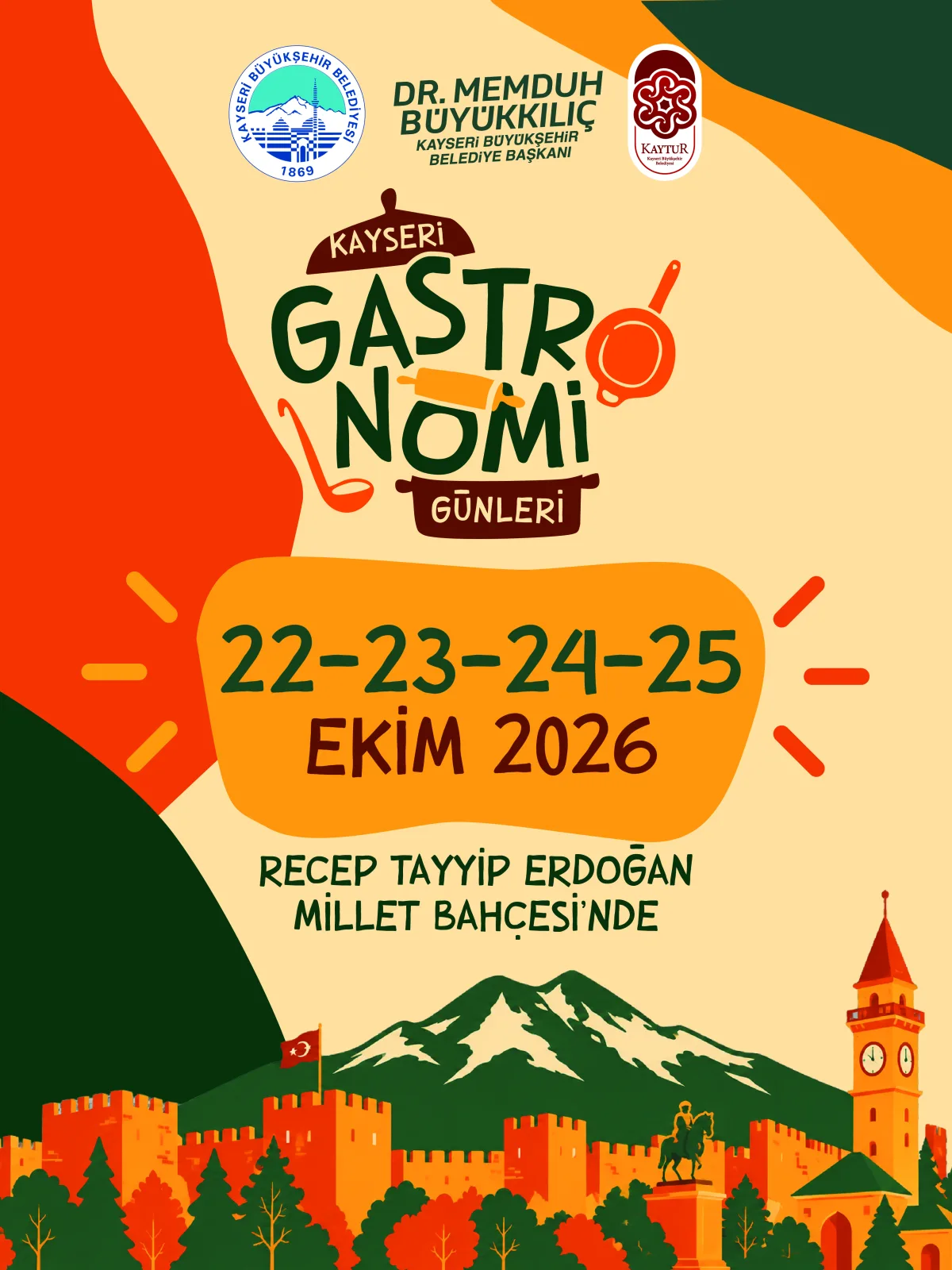 Kayseri Gastronomi Günleri 22 Ekim'de başlayacak