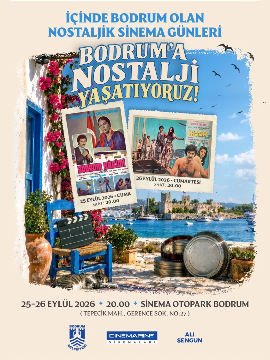 Bodrum’da nostaljik sinema günleri düzenlenecek
