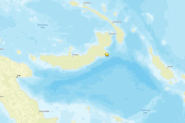 Papua Yeni Gine açıklarında 5,1 büyüklüğünde deprem meydana geldi