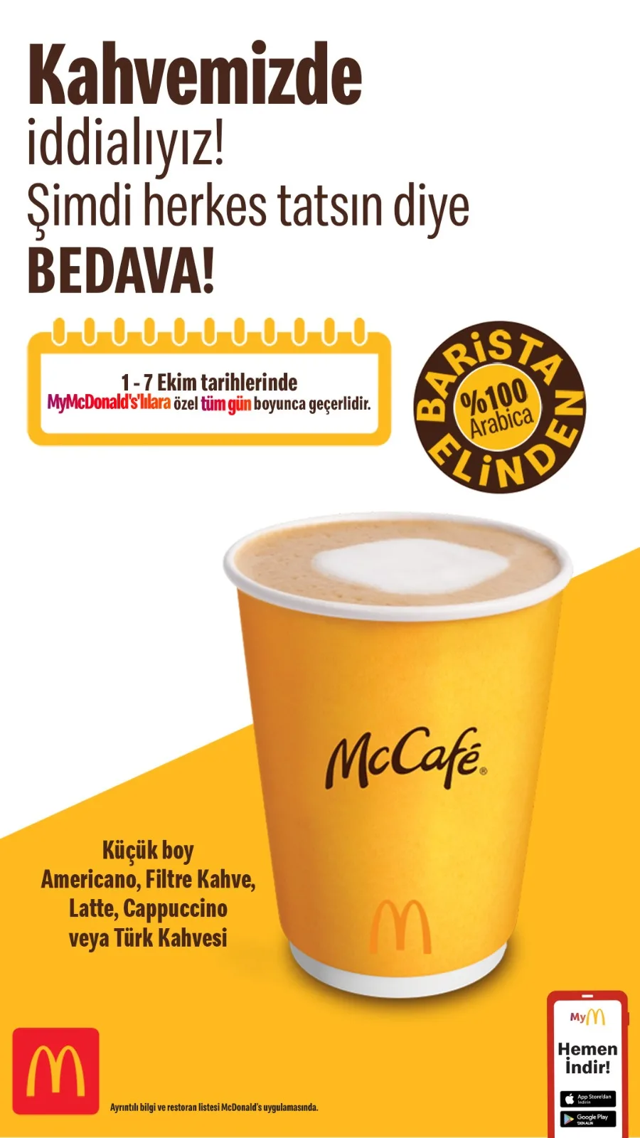 McDonald’s Türkiye’de 1-7