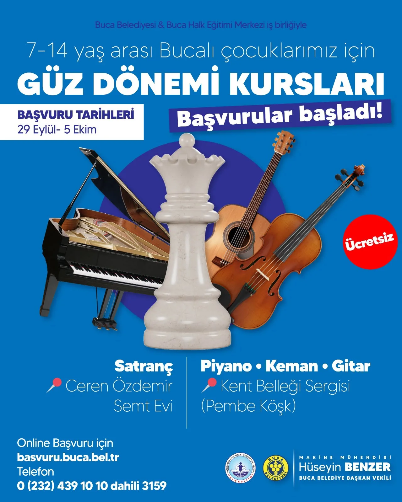 Benzer: Buca’da çocuklar için güz dönemi kursları başlıyor