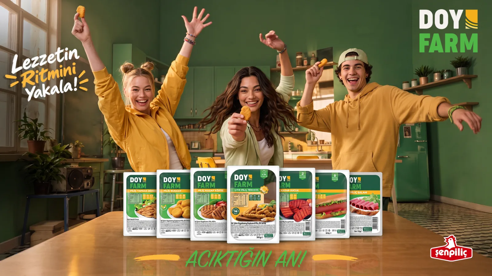 Doyfarm’dan yeni reklam filmi: “Acıktığın an Doyfarm”