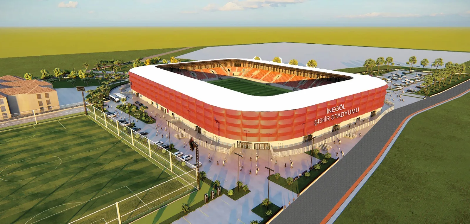 İnegöl’de 10 bin kişilik yeni ilçe stadyumu için sözleşme imzalandı