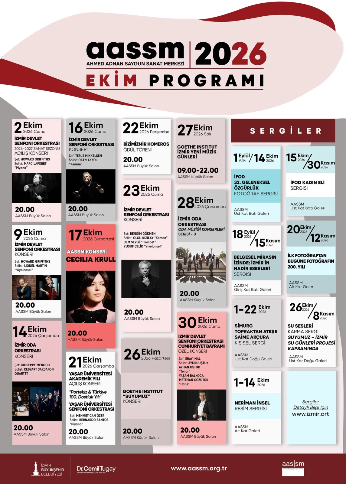 AASSM, 2026-2027 sanat sezonuna ekim etkinlikleriyle başlayacak