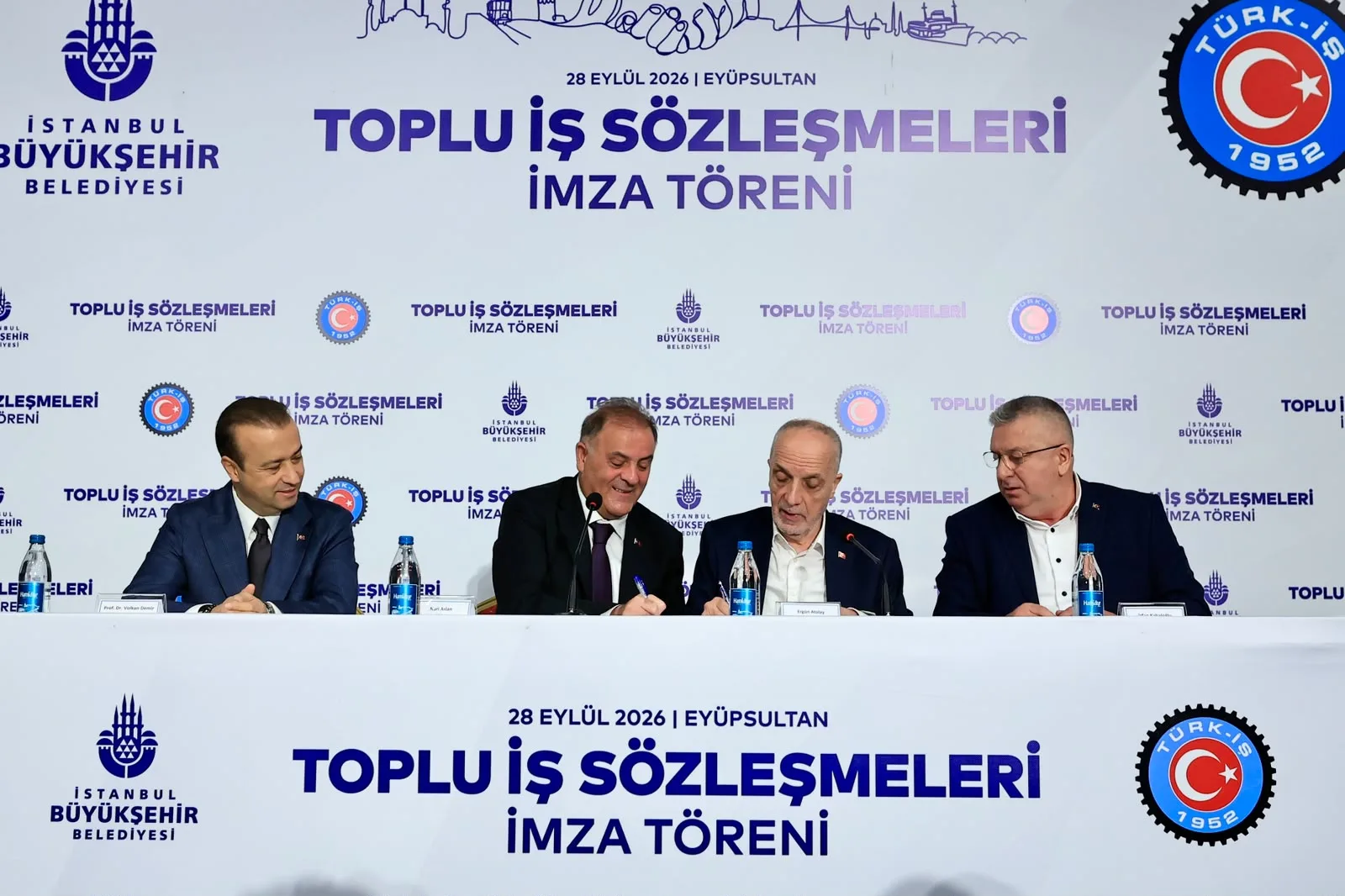İBB iştirakleri ile TÜRK-İŞ’e bağlı sendikalar arasında toplu iş sözleşmesi imzalandı
