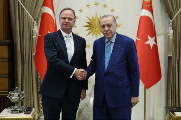 Erdoğan, Hollanda Büyükelçisi Alle Dorhout’u kabul etti