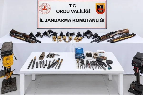 Ordu'da çok sayıda mühimmat ele geçirildi