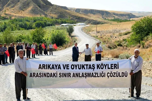 Kozluk’ta Arıkaya ve Oyuktaş köyleri arasındaki sınır anlaşmazlığı çözüldü