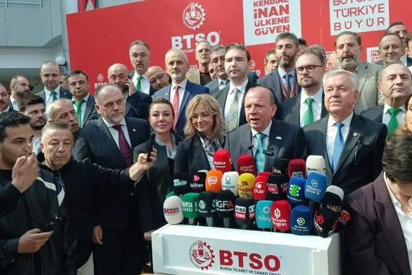 BTSO seçimlerinde 159 üye oy kullandı, adaylar Matlı ve Burkay sandık başına gitti