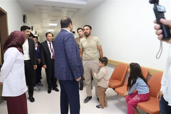 Şanlıurfa İl Sağlık Müdürü Berk, Şehir Hastanesi’ndeki çalışmaları inceledi