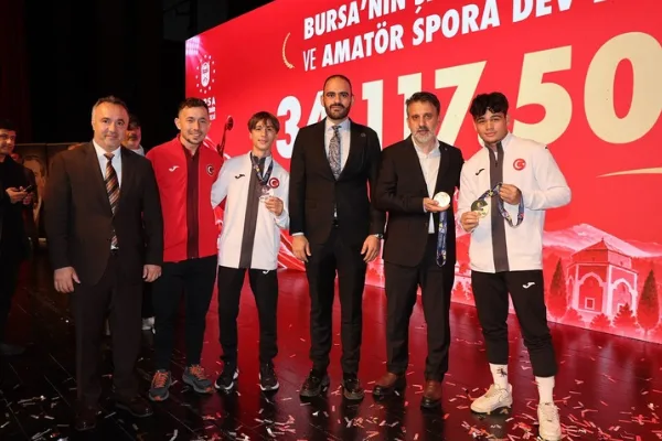 Bursa’da amatör spor kulüplerine 34 milyon 117 bin 500 lira destek sağlandı