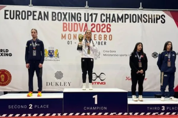Sudem Temuçin, Yıldızlar Avrupa Boks Şampiyonası'nda bronz madalya kazandı