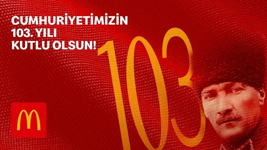 McDonald’s Türkiye, Cumhuriyet’in 103. yılını grafiti ve etkinliklerle kutlayacak