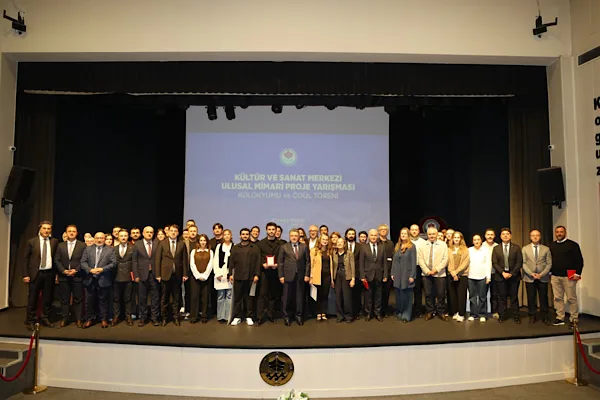 Trabzon Kültür ve Sanat Merkezi yarışmasında birincilik Buğrahan Miraç Eser ve ekibinin