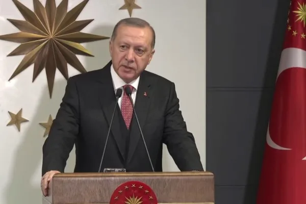 Erdoğan, Şile Belediye Başkan Vekili Sacit Terzi’yi Vahdettin Köşkü’nde kabul etti