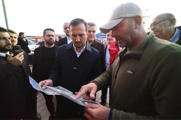 AK Parti İstanbul İl Başkanı Özdemir, Şile’de selden etkilenen bölgeleri inceledi