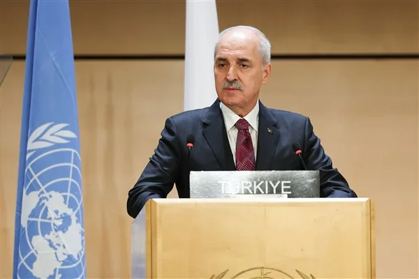 TBMM Başkanı Kurtulmuş, TÜRKPA 15. Genel Kurulu için Bişkek’te karşılandı