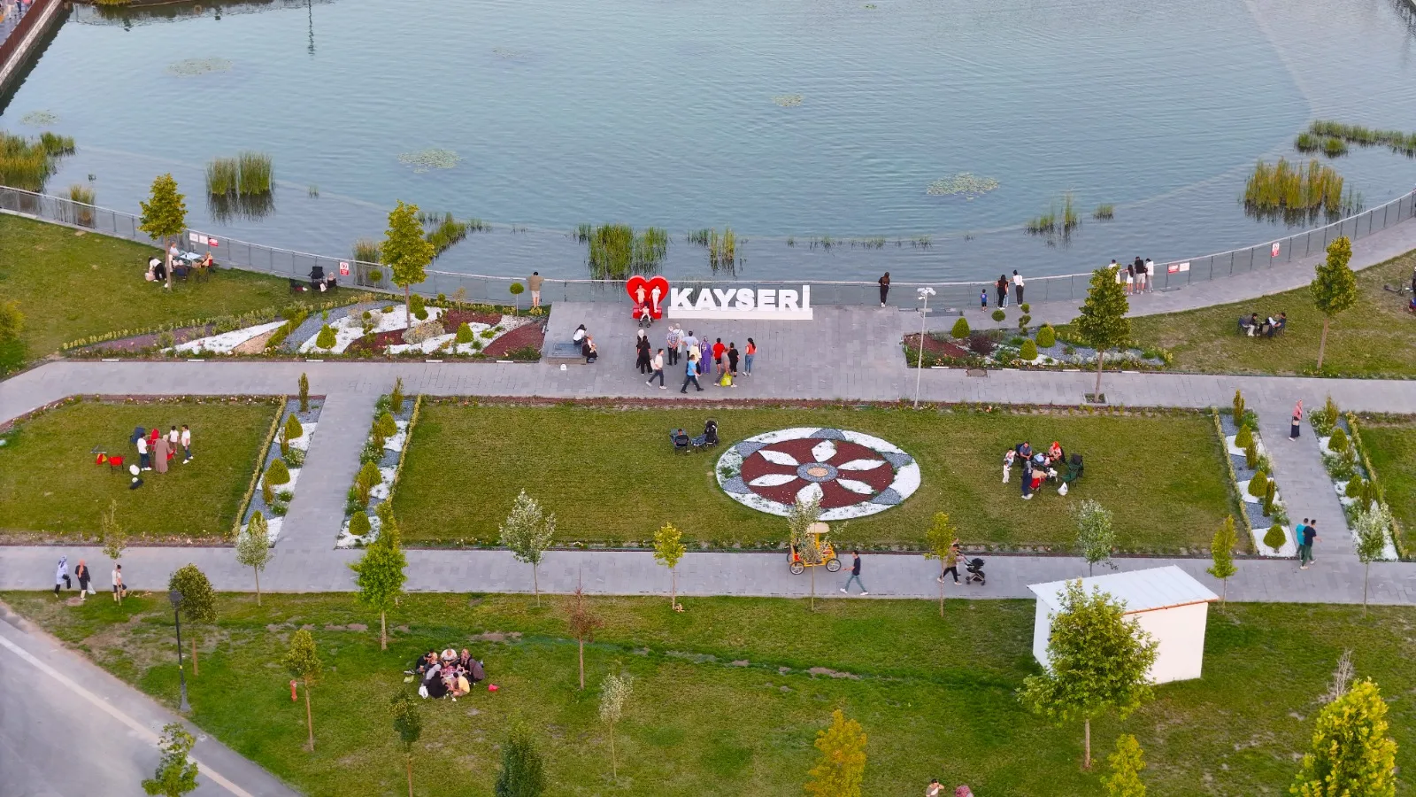 Kayseri’deki Recep Tayyip Erdoğan Millet Bahçesi