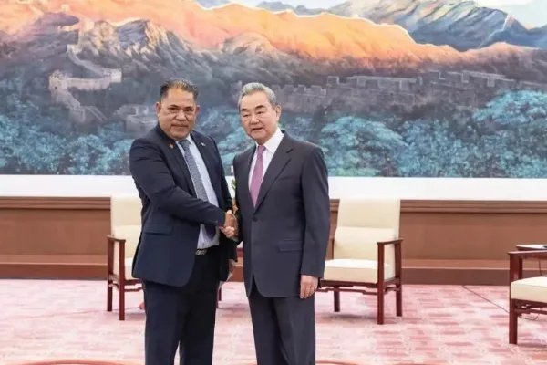Wang Yi, Pasifik ada ülkeleri ortak