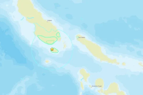 Papua Yeni Gine açıklarında 6,2 büyüklüğünde deprem meydana geldi