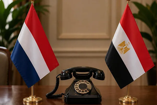 Hollanda ve Mısır, ilişkilerin geliştirilmesi ve büyükelçilik güvenliğini görüştü