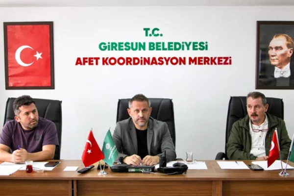 Giresun’da afet riskleri ve hazırlık çalışmaları toplantıda değerlendirildi