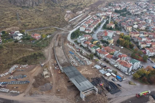 Başkan Büyükkılıç, imar yolu ve katlı kavşak çalışmalarını inceledi