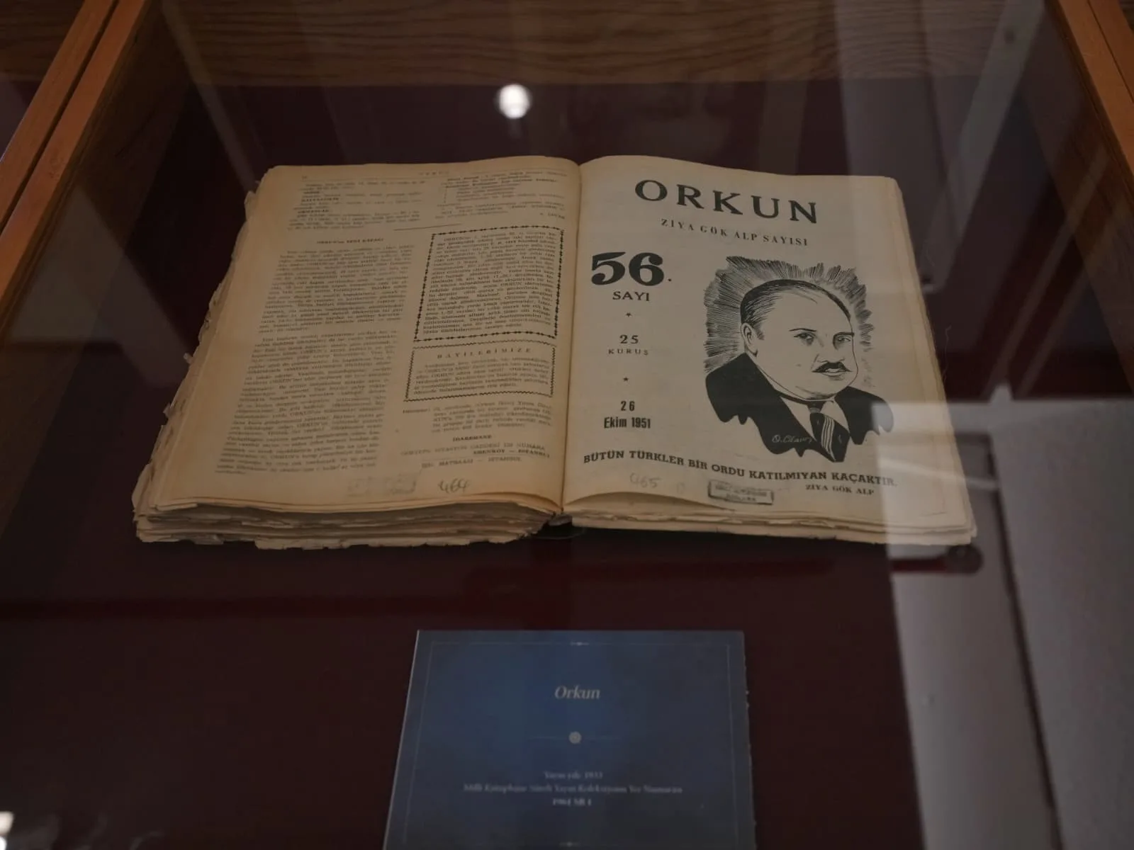 Ziya Gökalp’in 150. yılı sergisi Millî Kütüphane’de açıldı