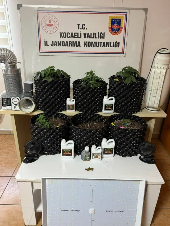 Kocaeli’de 6 adrese uyuşturucu operasyonu: 7 şüpheli hakkında adli işlem başlatıldı