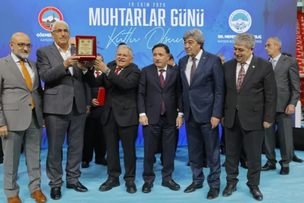 Kayseri’de Muhtarlar Günü programında yerel hizmetlerde iş birliği vurgusu