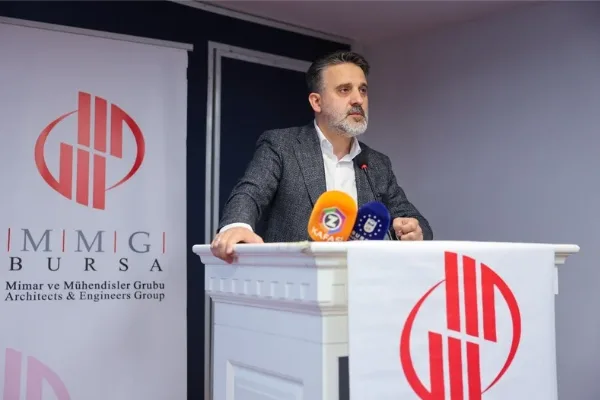 Başkan Vekili Şahin Biba, MMG Bursa Şubesi üyeleriyle bir araya geldi