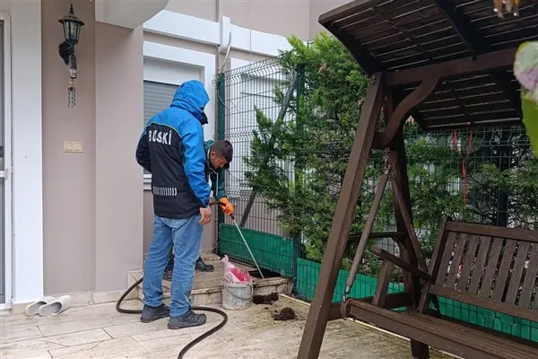 Bursa Büyükşehir Belediyesi, kuvvetli yağışta 645 olaya müdahale etti