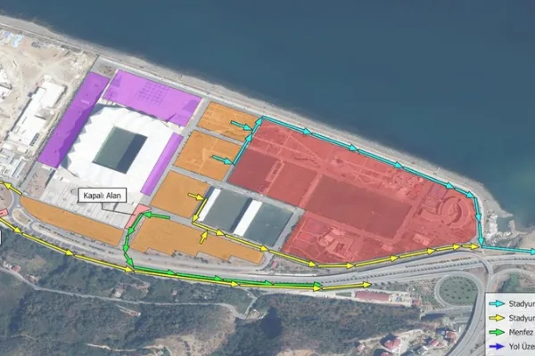 Trabzon’da stadyum çevresinde araç tahliye süresi 2 saat 50 dakikadan 65 dakikaya indi