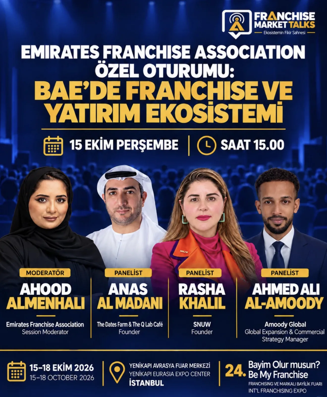 Türkiye ile BAE arasında franchise ve yatırım köprüsü fuarda kurulacak