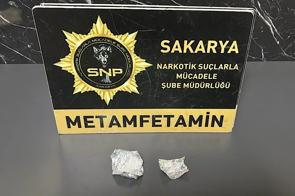 Sakarya’da 2,83 gram metamfetamin ele geçirilen operasyonda 1 şüpheli tutuklandı