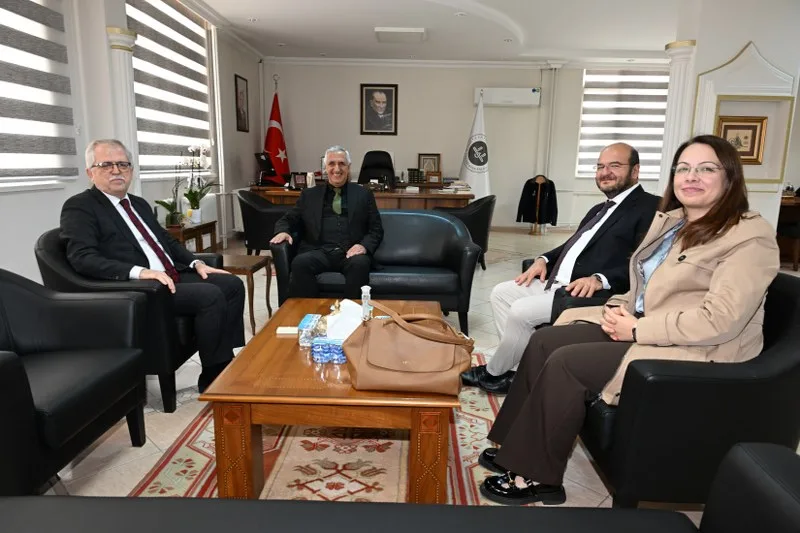 MASKİ Genel Müdürü Ali Kılıç, üniversite ve müftülüğü ziyaret etti